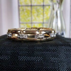 💖💖GOLD PLATED RHINESTONE BRACELET